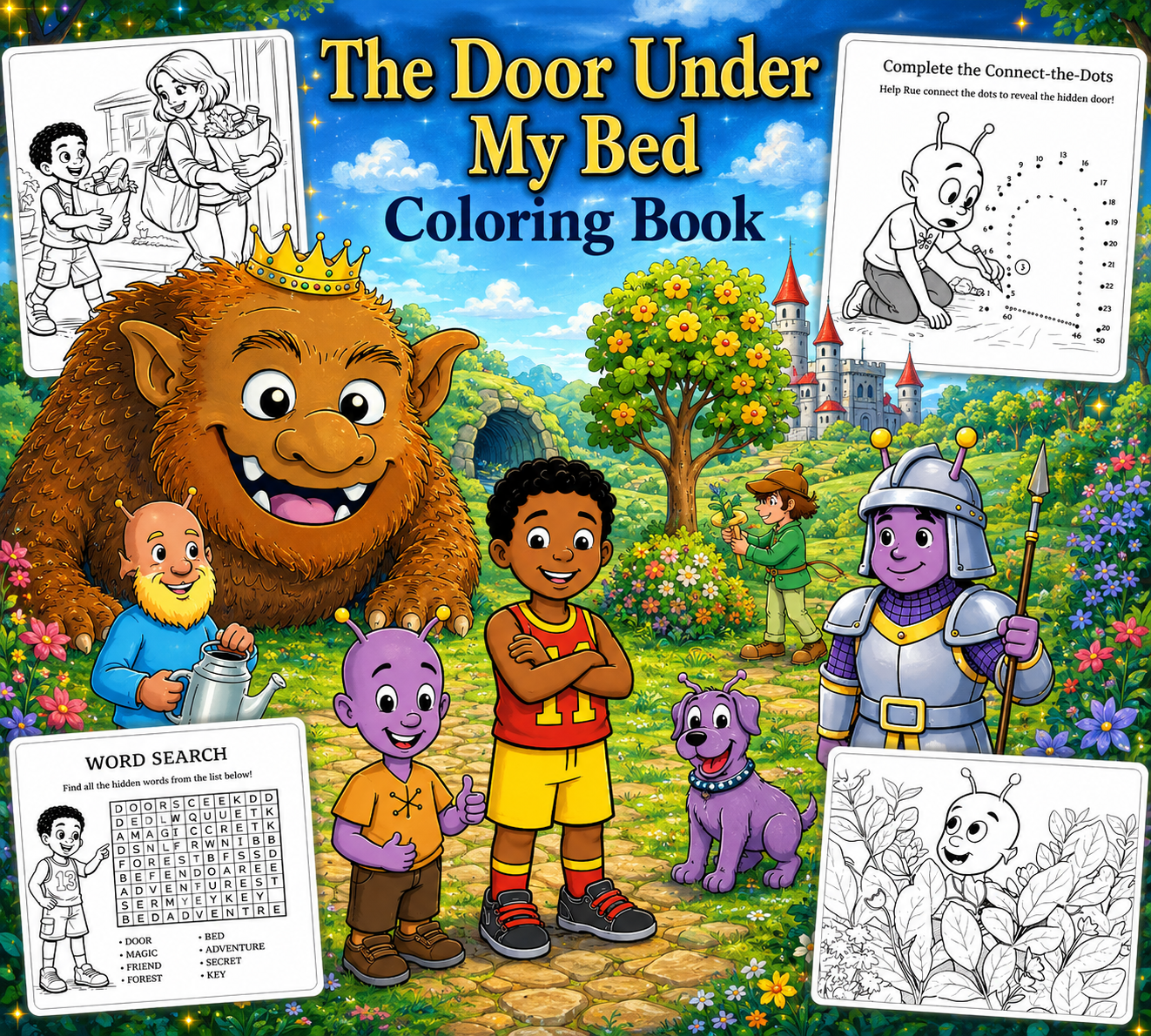 The Door Under My Bed Coloring Book